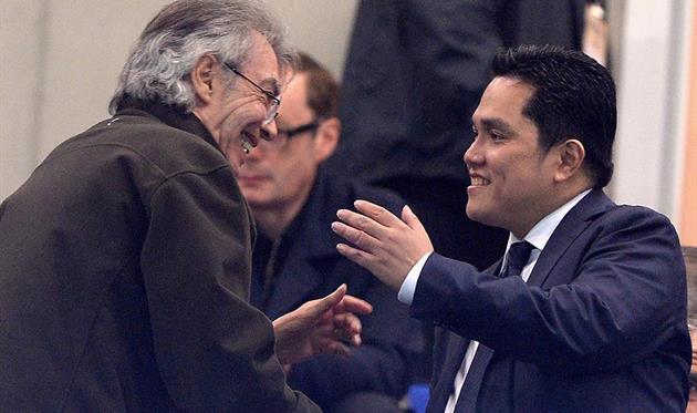 Массимо Моратти и Эрик Тохир, Getty Images