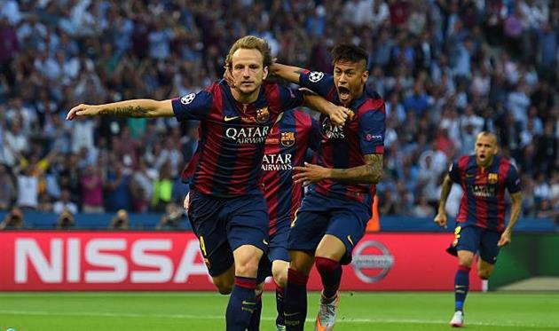 Ракитич и Неймар, getty images