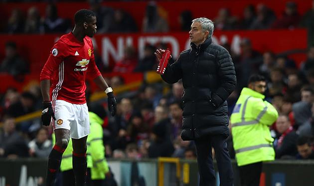 Поль Погба и Жозе Моуриньо, Getty images