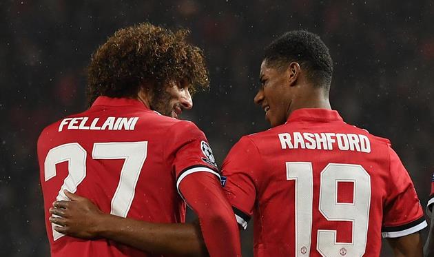 Феллаини и Рашфорд, getty images