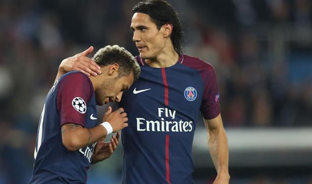 Неймар и Эдинсон Кавани, Getty Images