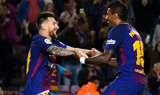 Лионель Месси и Паулиньо, Getty Images