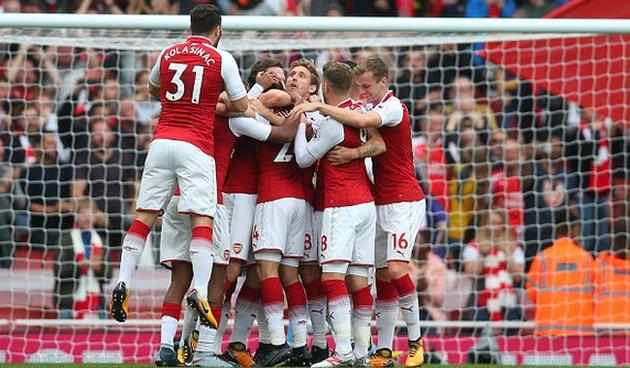 радость игроков арсенала, getty images