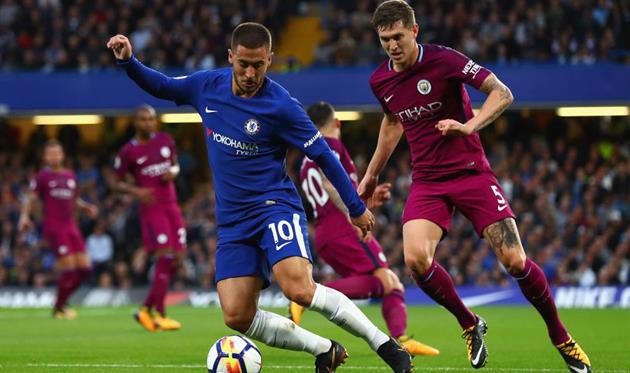 Эден Азар против Джона Стоунза, Getty Images