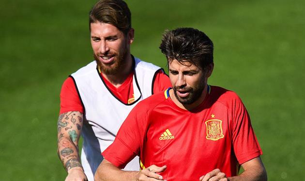 Серхио Рамос и Жерар Пике, Getty Images
