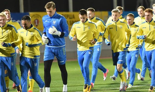 Cборная Украины, фото: ФФУ