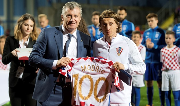 Модрич провел 100-й матч за сборную Хорватии