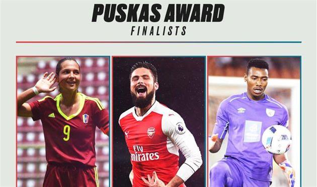 Объявлены три финалиста голосования за лучший гол года