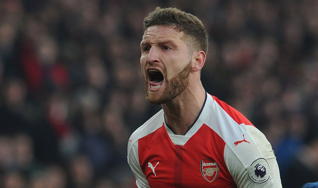 Шкодран Мустафи, arsenal.com