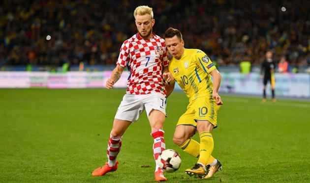 Иван Ракитич против Евгения Коноплянки, Getty Images