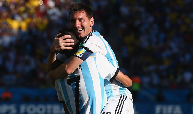 Анхель Ди Мария и Лионель Месси, Getty Images