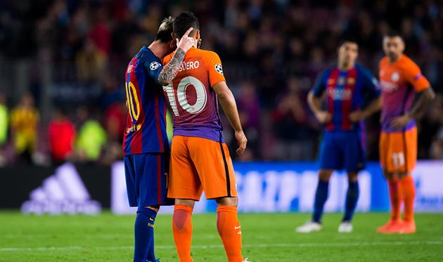 Лионель Месси и Серхио Агуэро, Getty Images