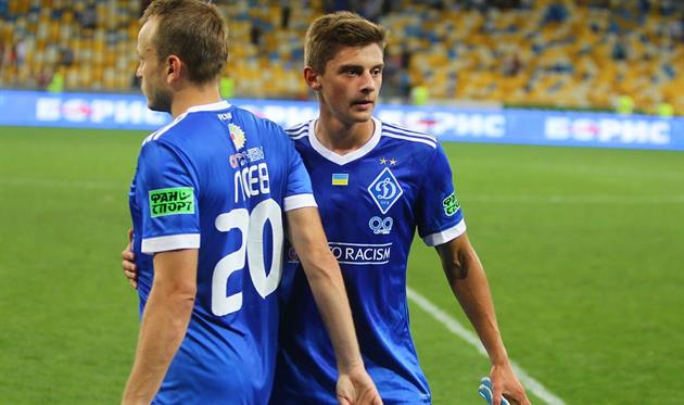 Миколенко (справа) и Олег Гусев, фото ФК Динамо