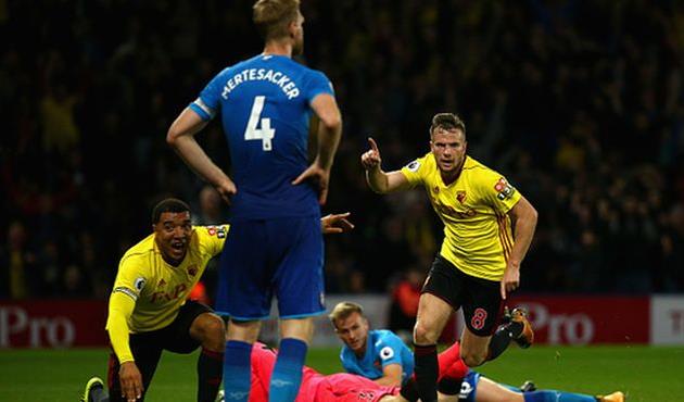 Том Клеверли - автор победного гола, getty images