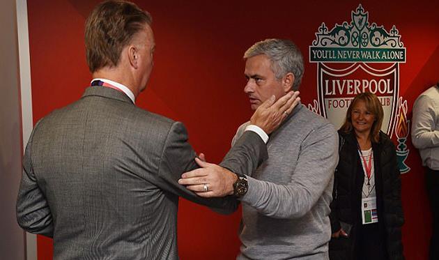 Луи ван Гаал и Жозе Моуриньо, фото фк ливерпуль