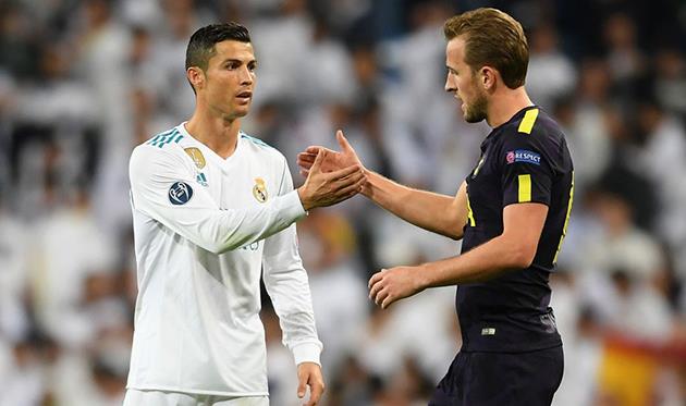 Криштиану Роналду и Харри Кейн, getty images