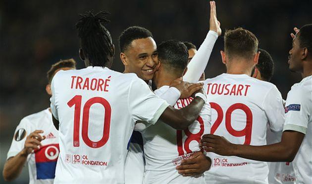 радость игроков лиона, getty images