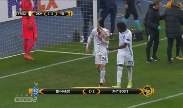 Домагой Вида и Мбокани (по центру), фото: скриншот