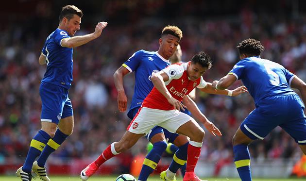 Эвертон - Арсенал, getty images