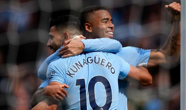 Габриэль Жезус и Серхио Агуэро, Getty Images