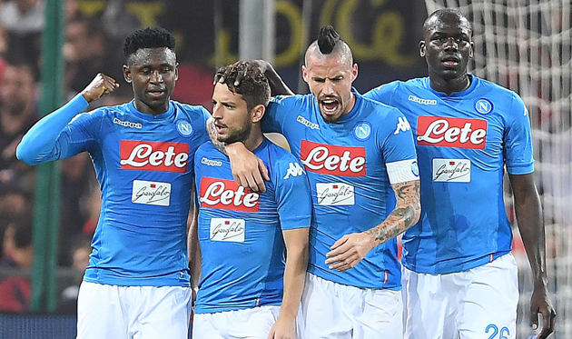 Наполи отпраздновал выездную победу, Getty Images