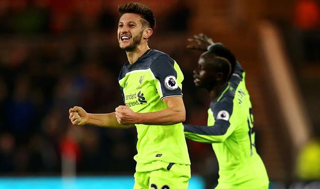 Адам Лаллана и Садио Мане, Getty Images