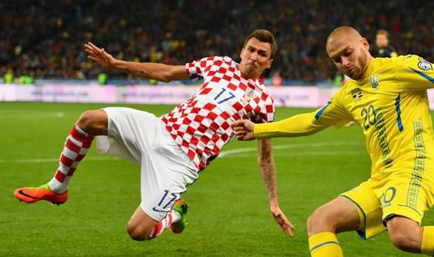 Манджукич против Ракицкого, getty images