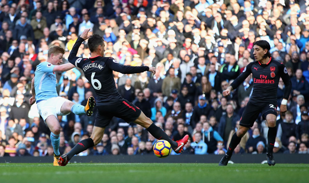 Кевин Де Брюйне забил один из лучших голов 11-го тура АПЛ, Getty Images