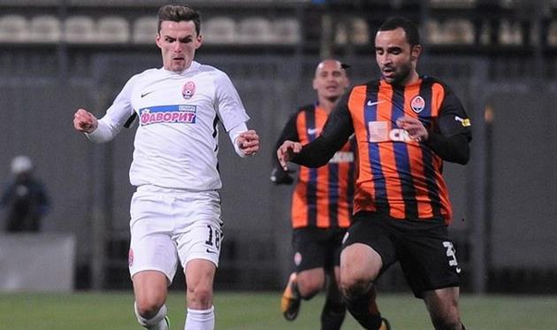 Александр Андриевский (слева), ФК Заря