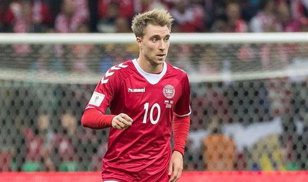 Эриксен выходит в старте, getty images