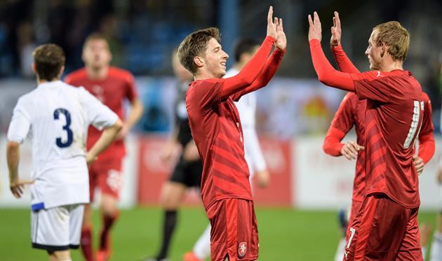 Чехия празднует победу, фото: twitter.com/ceskarepre_cz