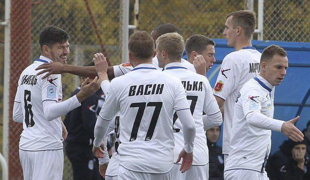 Игроки черноморца празднуют гол, фк черноморец