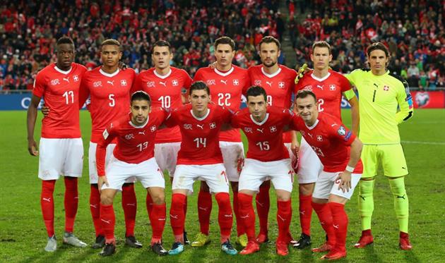 Сборная Швейцарии, фото: twitter.com/EuroQualifiers
