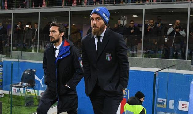 Де Росси перед матчем со шведами, getty images