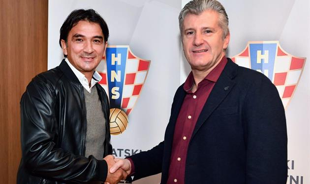 Златко Далич и Давар Шукер ударили по рукам, фото пресс-службы Хорватского футбольного союза