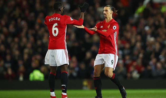 Поль Погба и Златан Ибрагимович, Getty Images