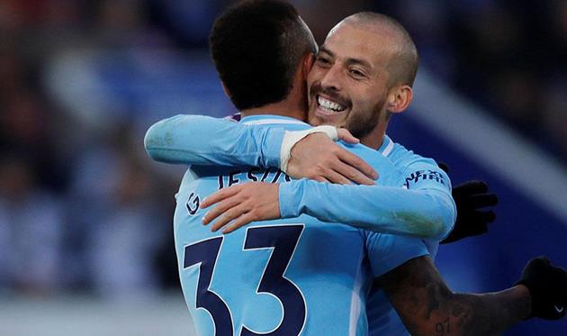 Габриэль Жезус и Давид силва, premierleague.com