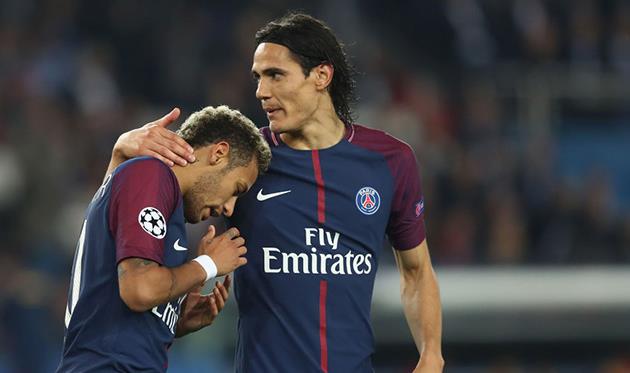 Эдинсон Кавани и НЕймар, getty images