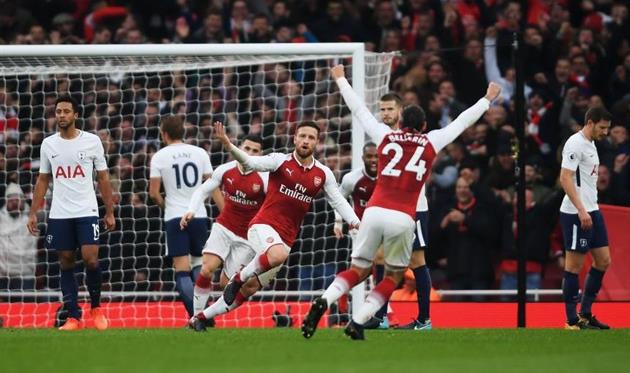 Арсенал - Тоттенхэм 2:0, Getty Images