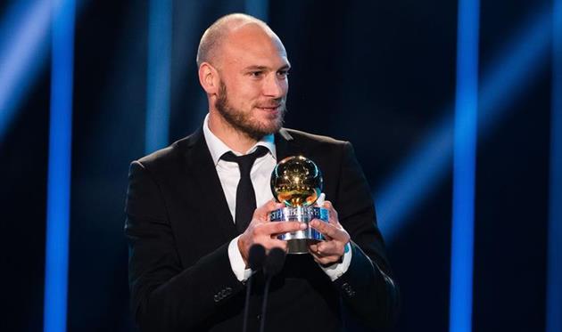 Андреас Гранквист с наградой, Sydsvenskan