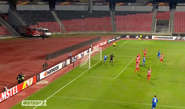 Скендербеу - Динамо, фото: скриншот