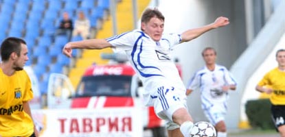 Герой матча Владимир Гоменюк, фото из архива sctavriya.com