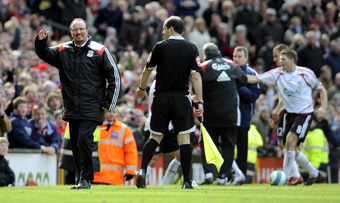 Бенитес реагирует на удаление, AFP