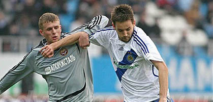 Милош Нинкович (справа), фото fcdynamo.kiev.ua