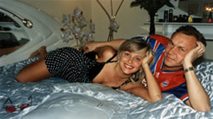 Виктор Леоненко с женой Леной, фото bulvar.com.ua