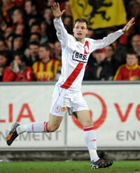 Милан Йованович - очередной важный гол, standard.be