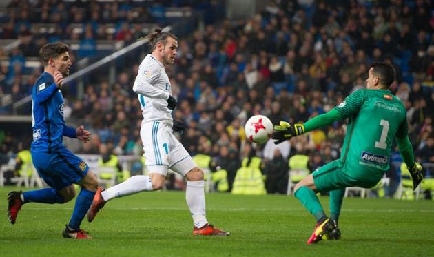 Гарет Бэйл в матче с Фуэнлабрадой, Getty Images