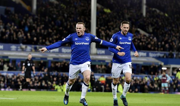 Уэйн Руни (слева), фото: twitter.com/Everton