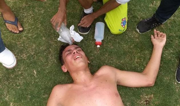 Финал молодежного турнира в Бразилии завершился массовой дракой