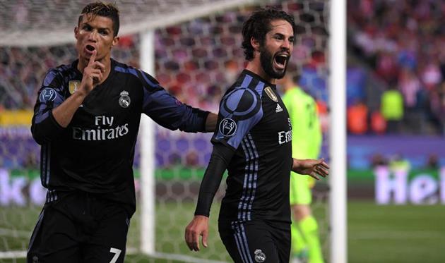 Криштиану Роналду и Иско, Getty Images